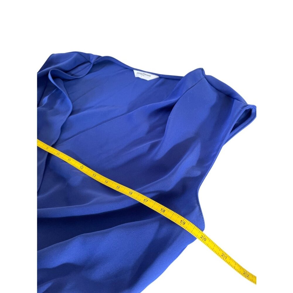 Amanda Uprichard Matthews Midi Dress Admiral Blue SZ L Wedding Guest - Picture 5 of 12